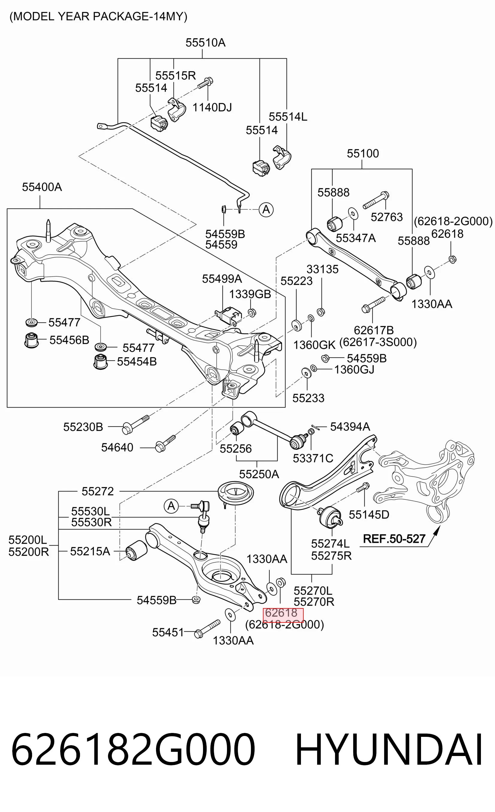 626182G000 Hyundai/Kia 