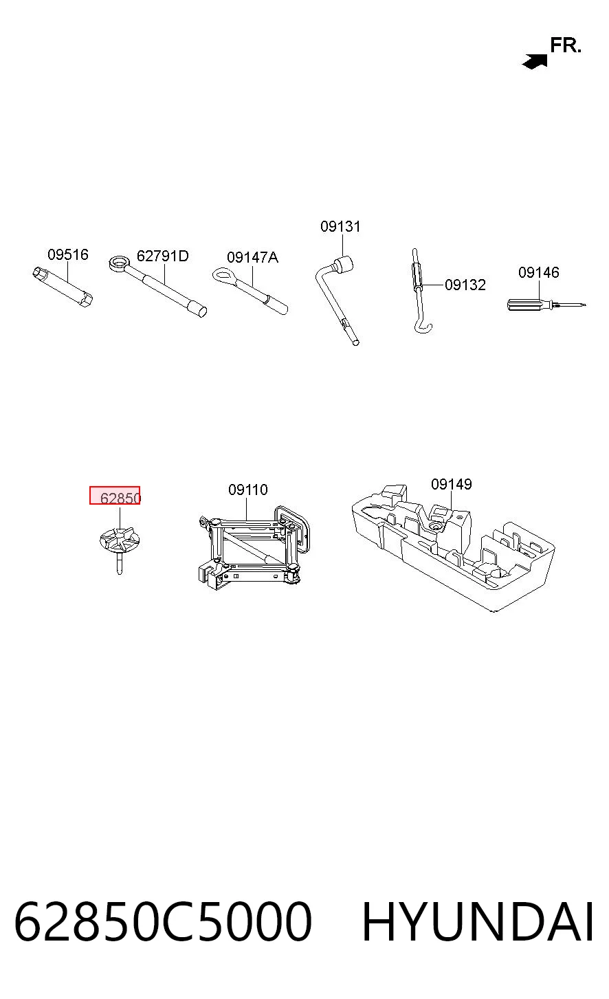 62850C5000 Hyundai/Kia 