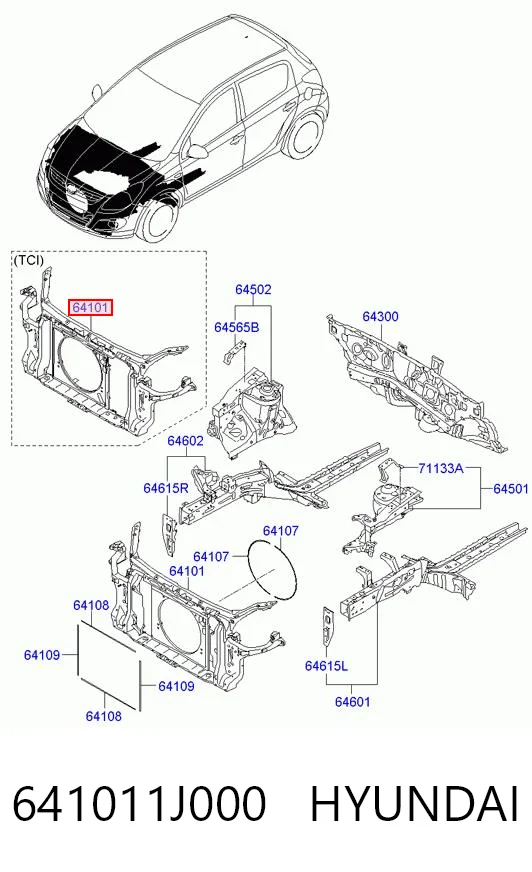 Телевізор на Hyundai I20 I PB