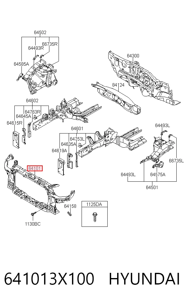Кронштейн кріплення радіатора GAZ 40C104