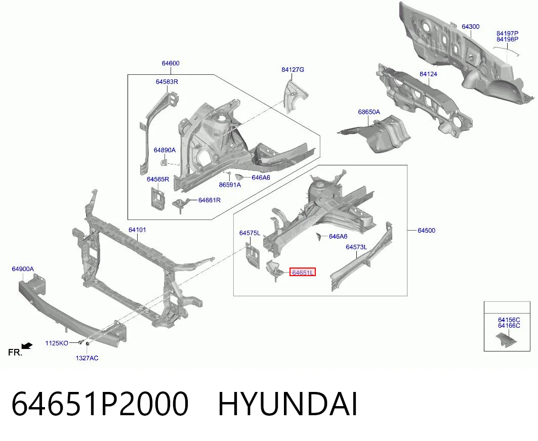 64651P2000 Hyundai/Kia