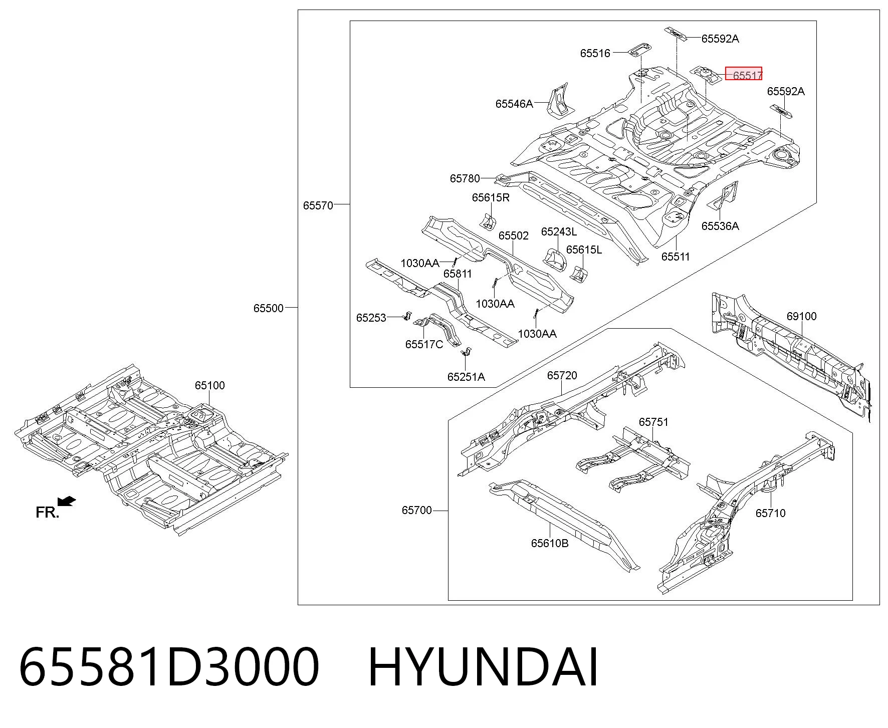 65581D3000 Hyundai/Kia 