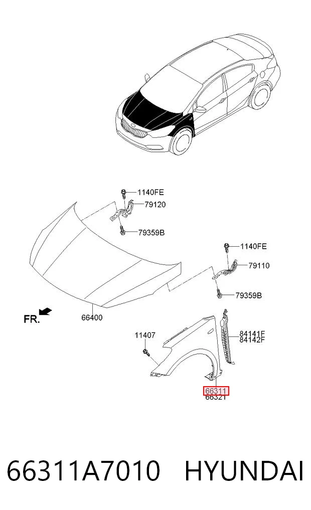 66311A7010 Hyundai/Kia