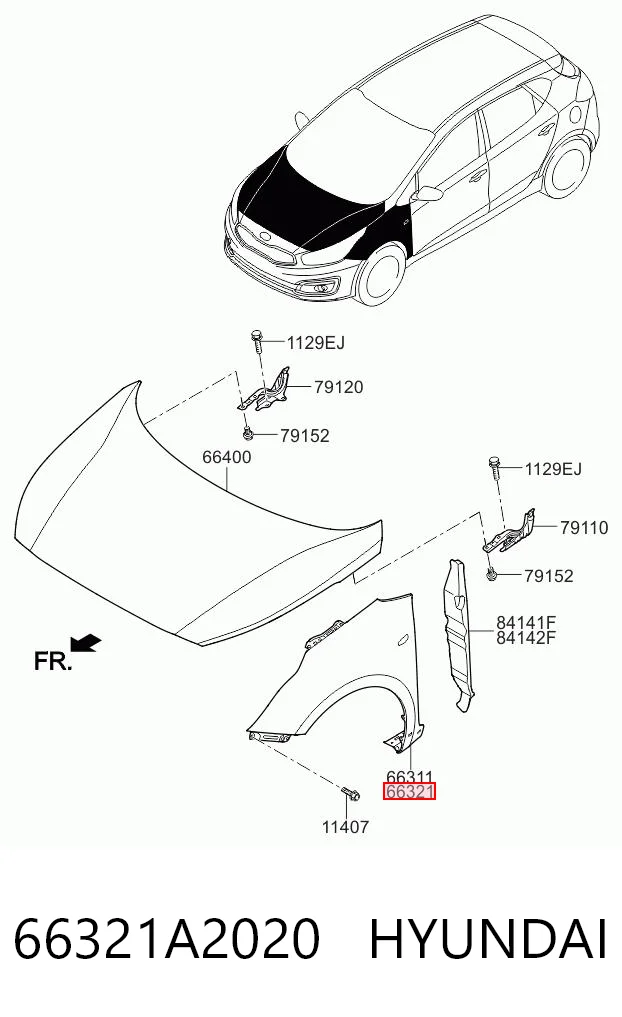66321A2020 Hyundai/Kia