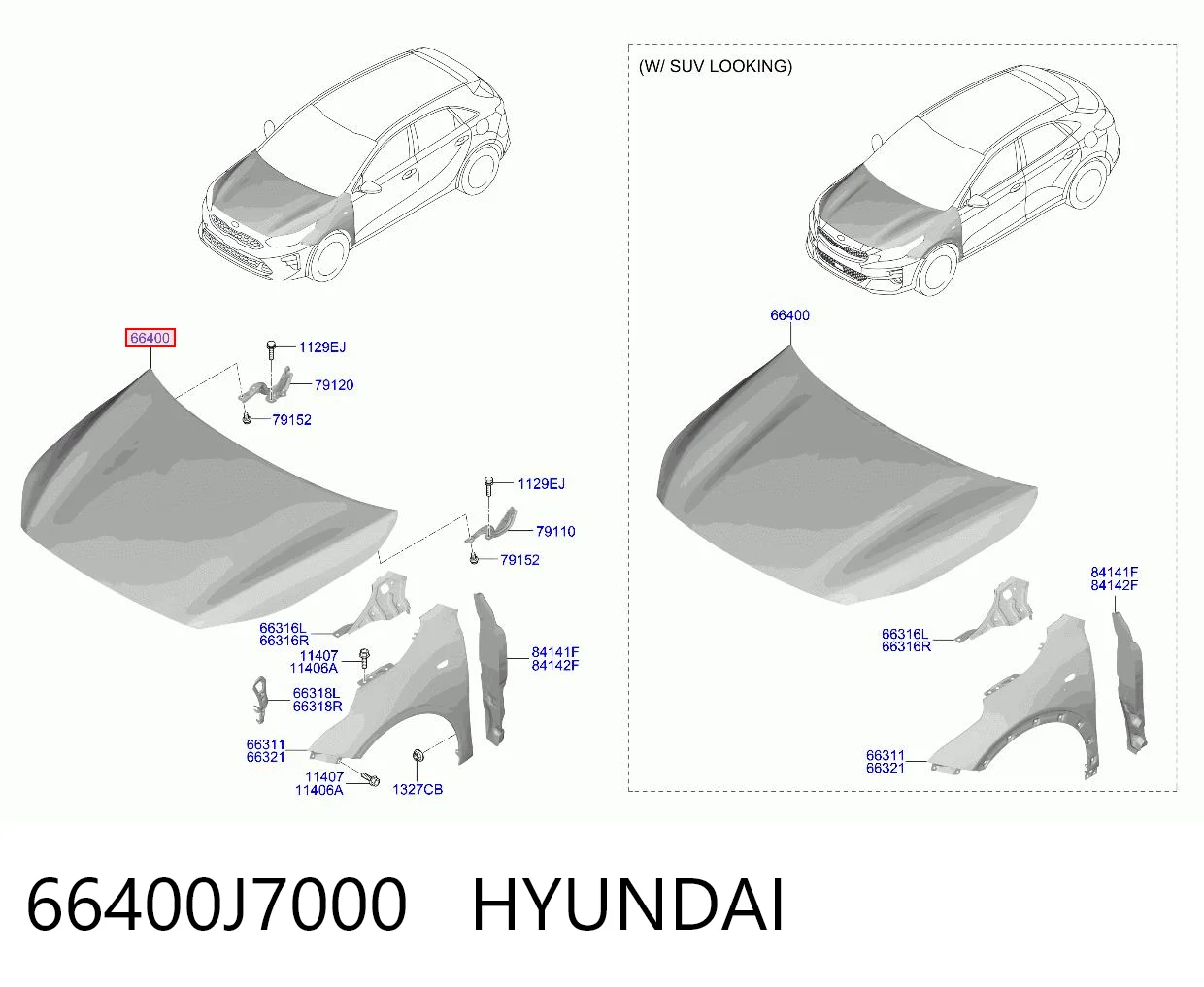 41C203 Polcar Капот