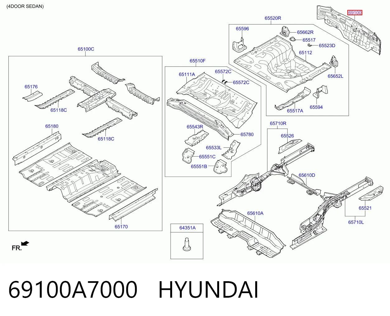 69100A7000 Hyundai/Kia