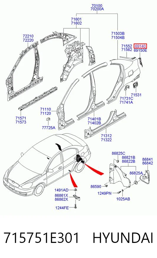 715751E301 Hyundai/Kia