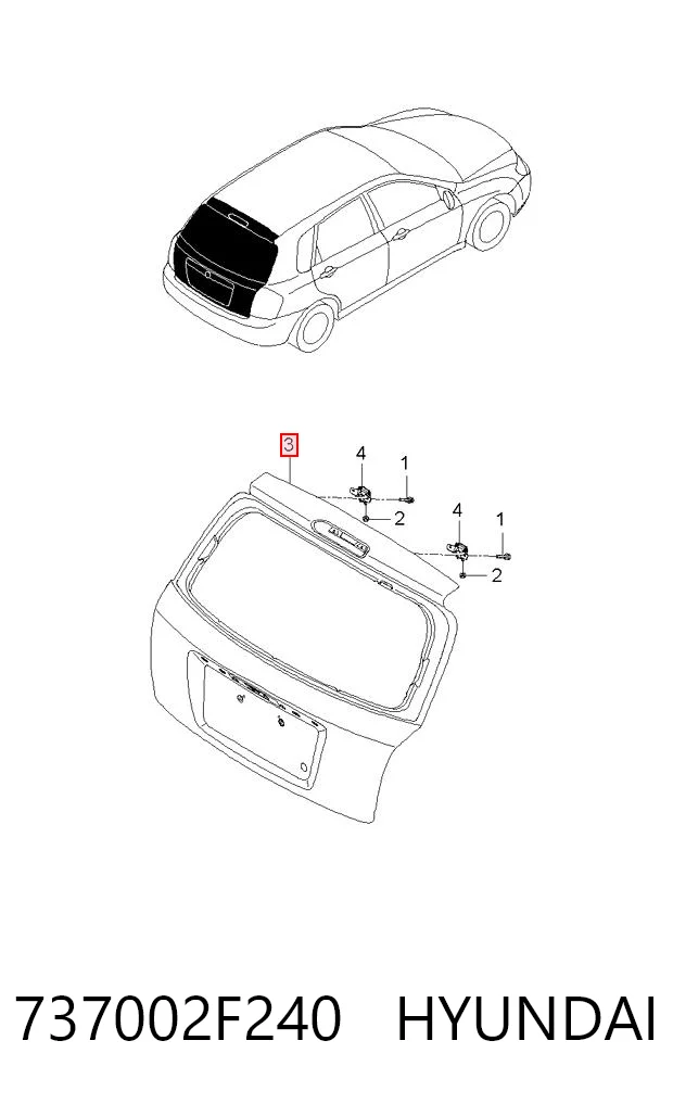 Треті двері на KIA Cerato I LD