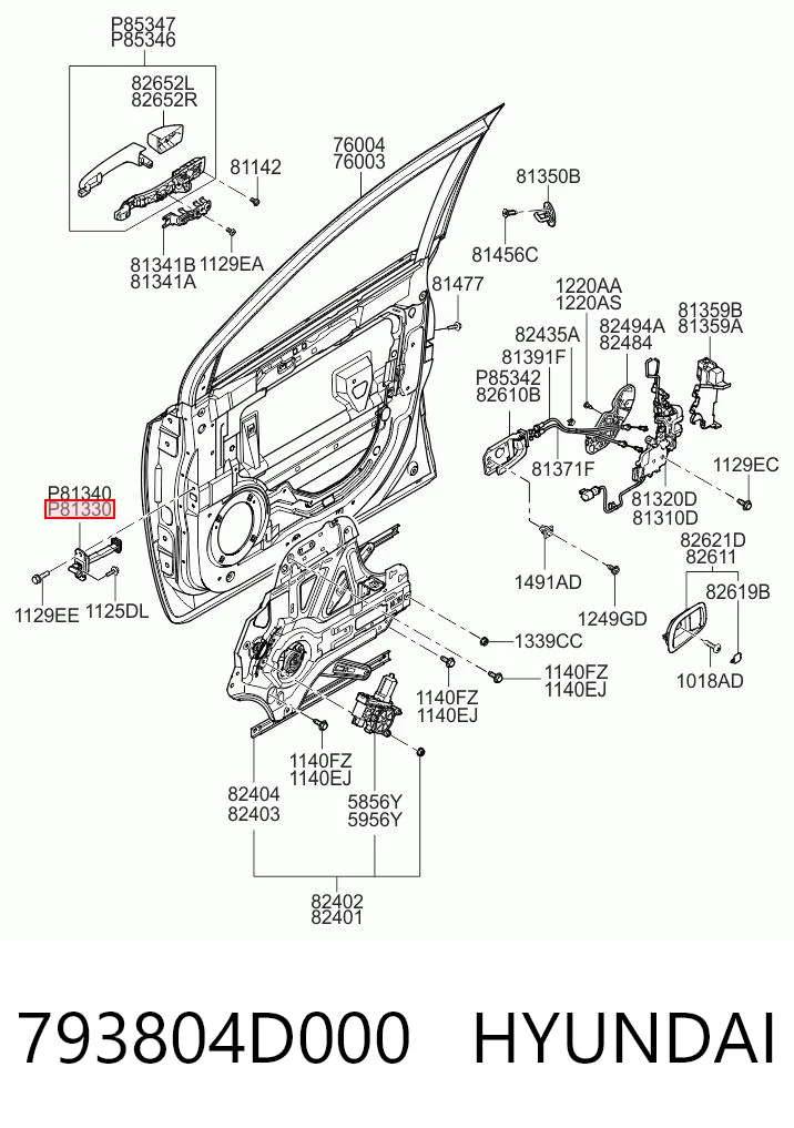 793804D000 Hyundai/Kia 