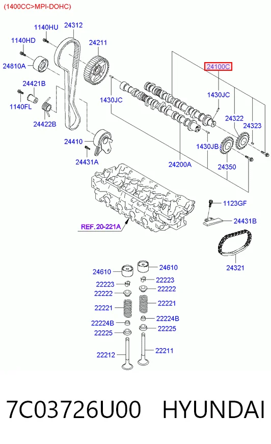 Шток двигуна, впускний Chrysler 2410026750 ціна, від 50.85 USD