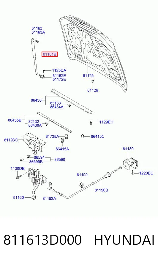 Амортизатор капота газовий Magneti Marelli 430719056100 ціна, від 8.57 USD