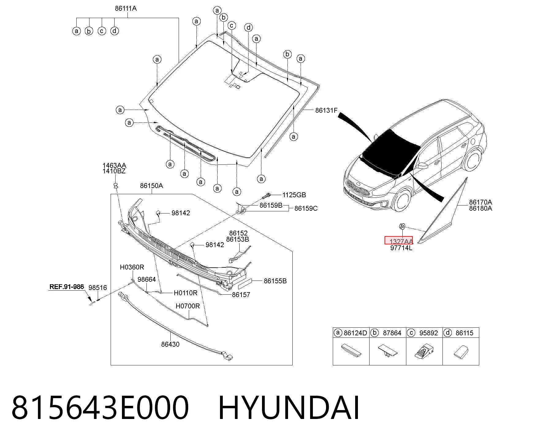 815643E000 Hyundai/Kia 