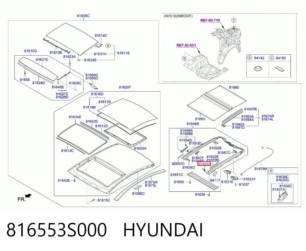 816553S000 Hyundai/Kia 