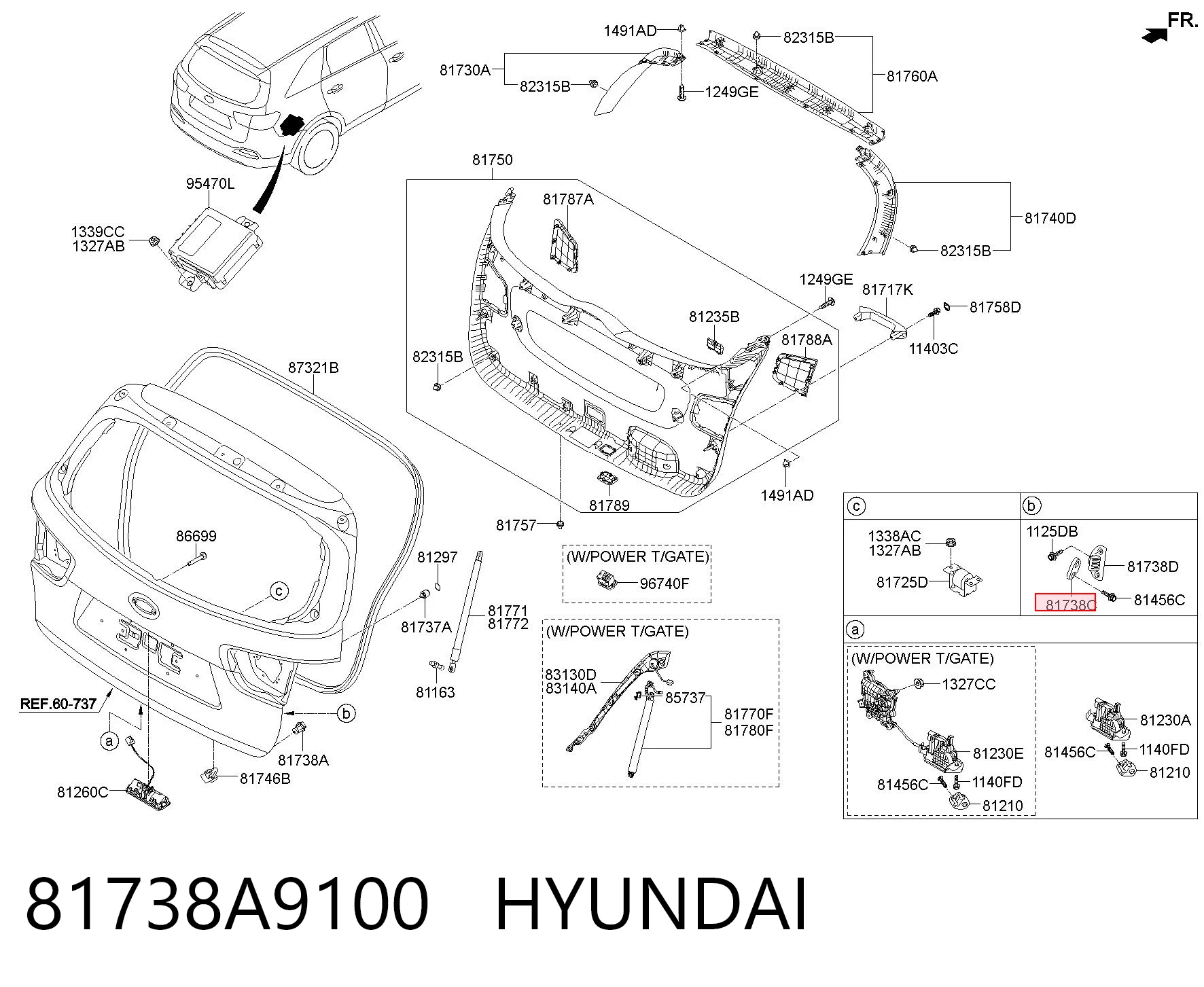 81738A9100 Hyundai/Kia 