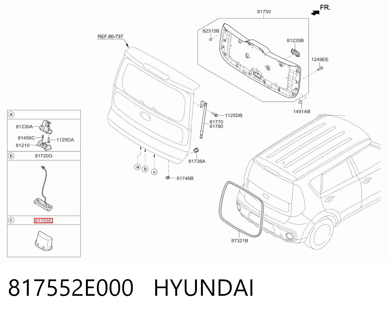 817552E000 Hyundai/Kia 