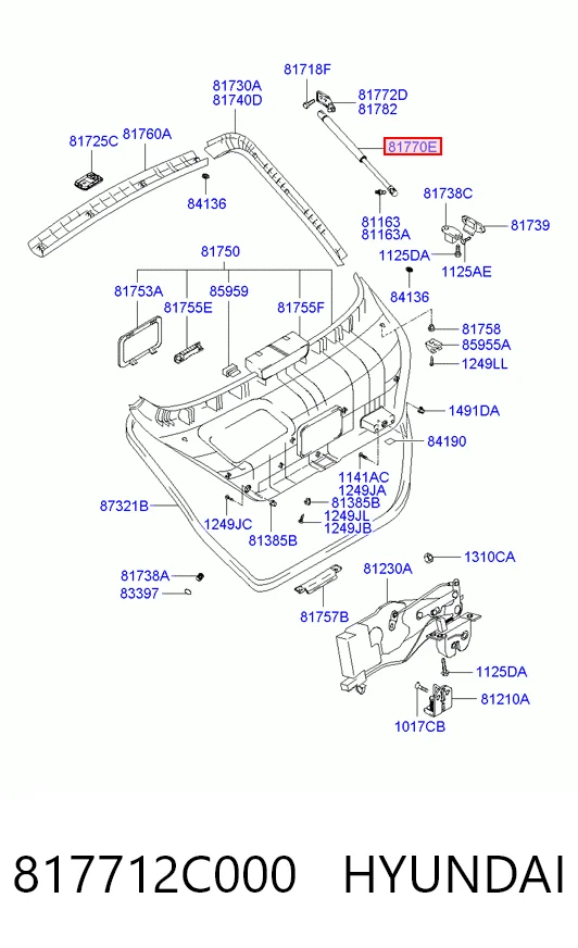 Амортизатор двері задньої AND 42827046 ціна, від 6.03 USD