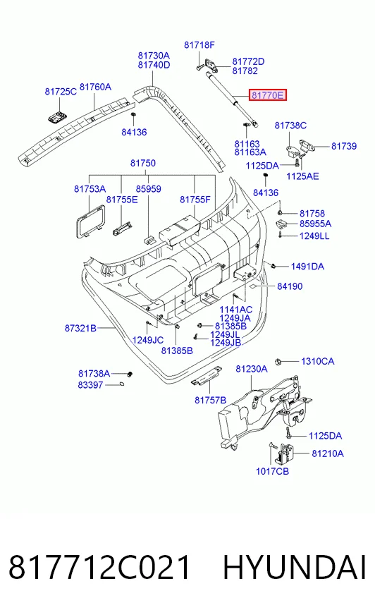 Купити 42827046 AND Амортизатор двері багажника