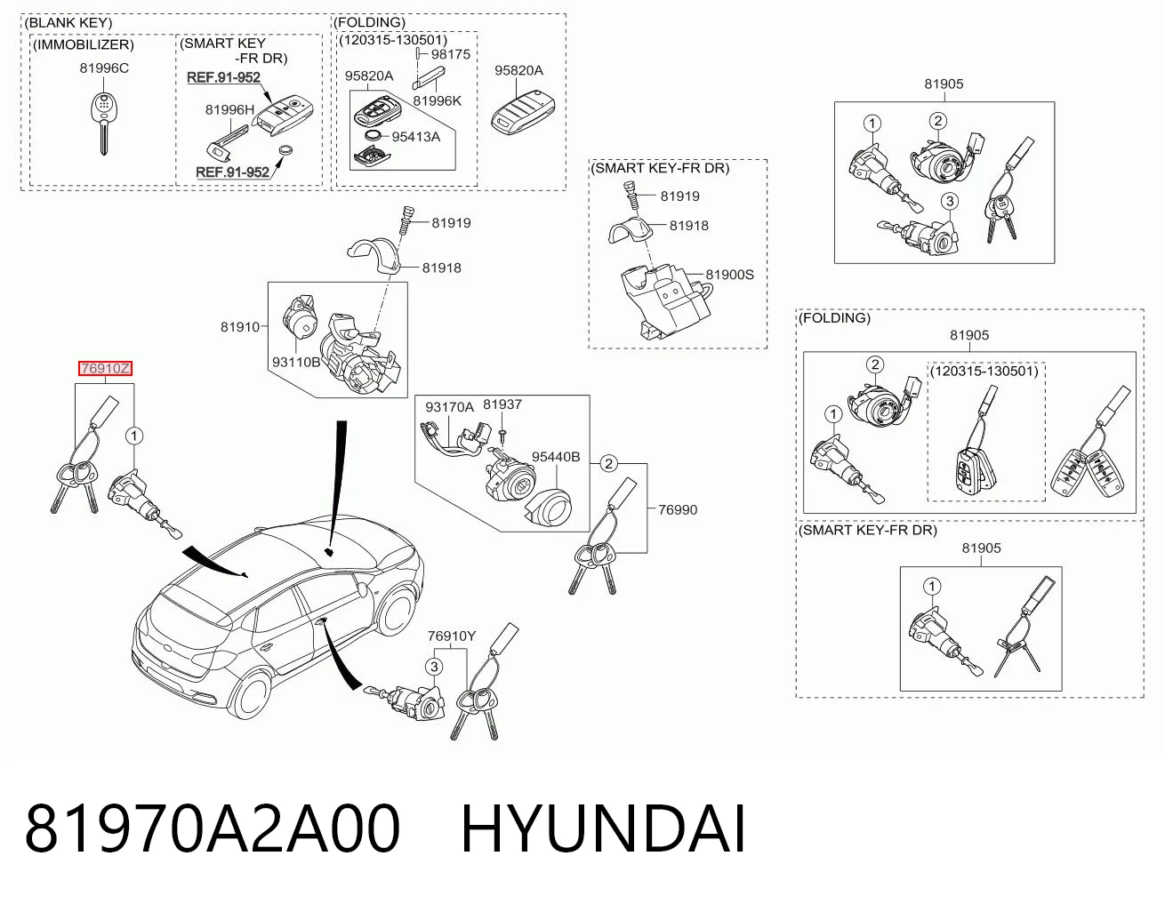 81970A2A00 Hyundai/Kia