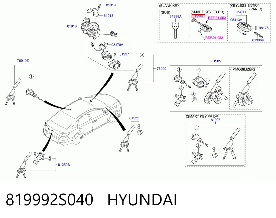 819992S040 Hyundai/Kia 
