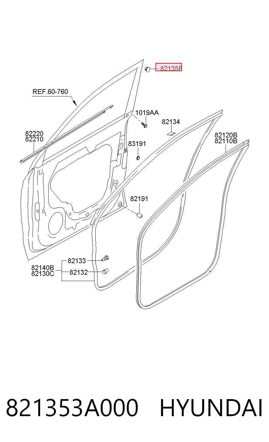 821353A000 Hyundai/Kia 