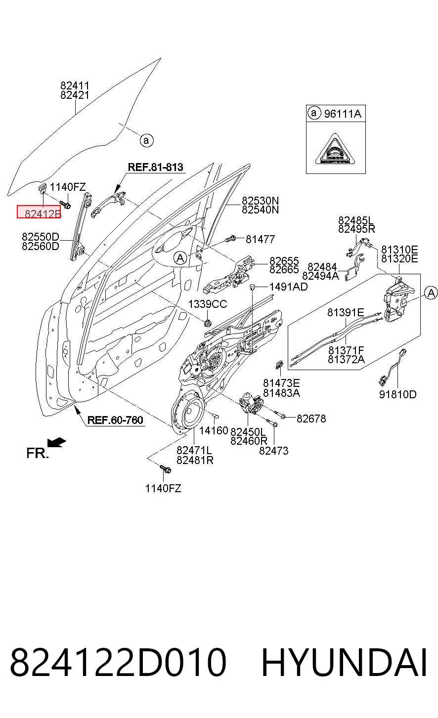 824122D010 Hyundai/Kia 