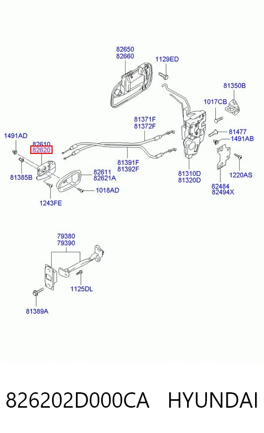 826202D000CA Hyundai/Kia 