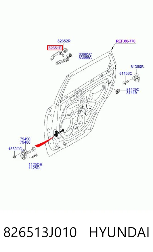 826513J010 Hyundai/Kia 