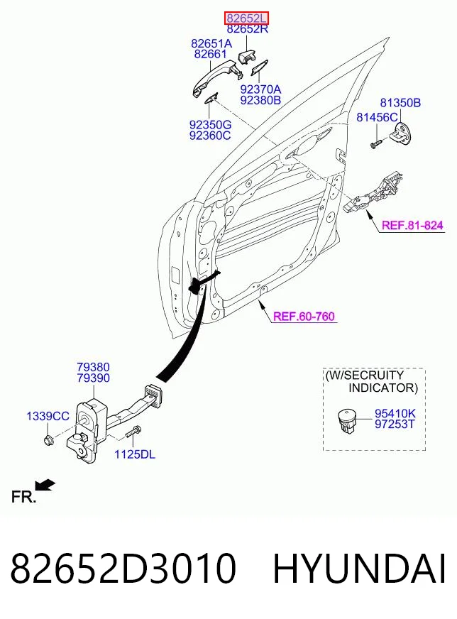 82652D3010 Hyundai/Kia 