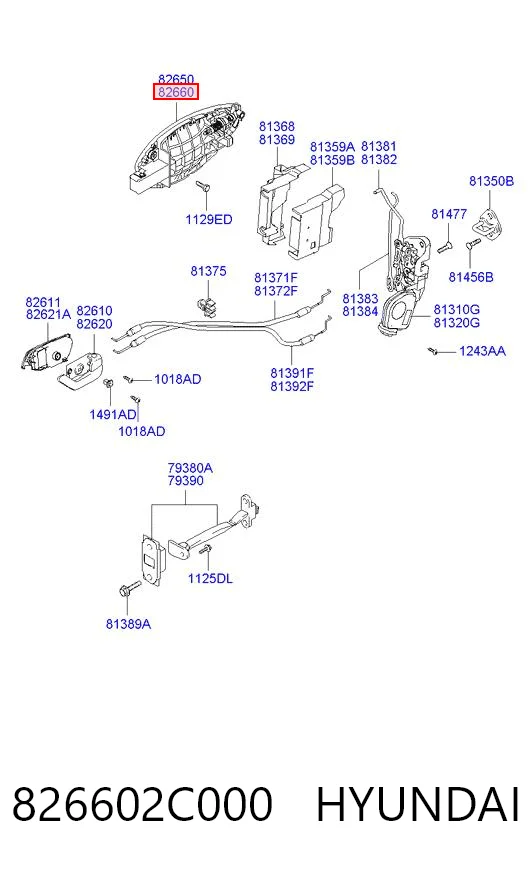 826602C000 Hyundai/Kia 
