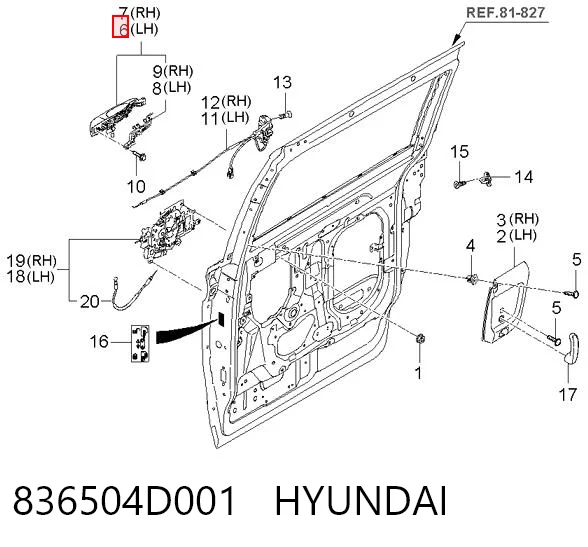 836504D001 Hyundai/Kia 
