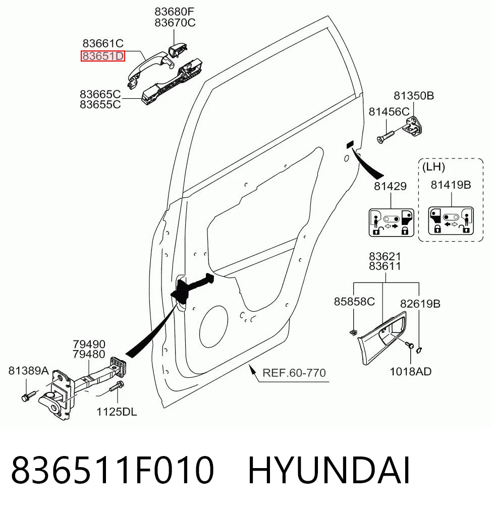 836511F010 Hyundai/Kia