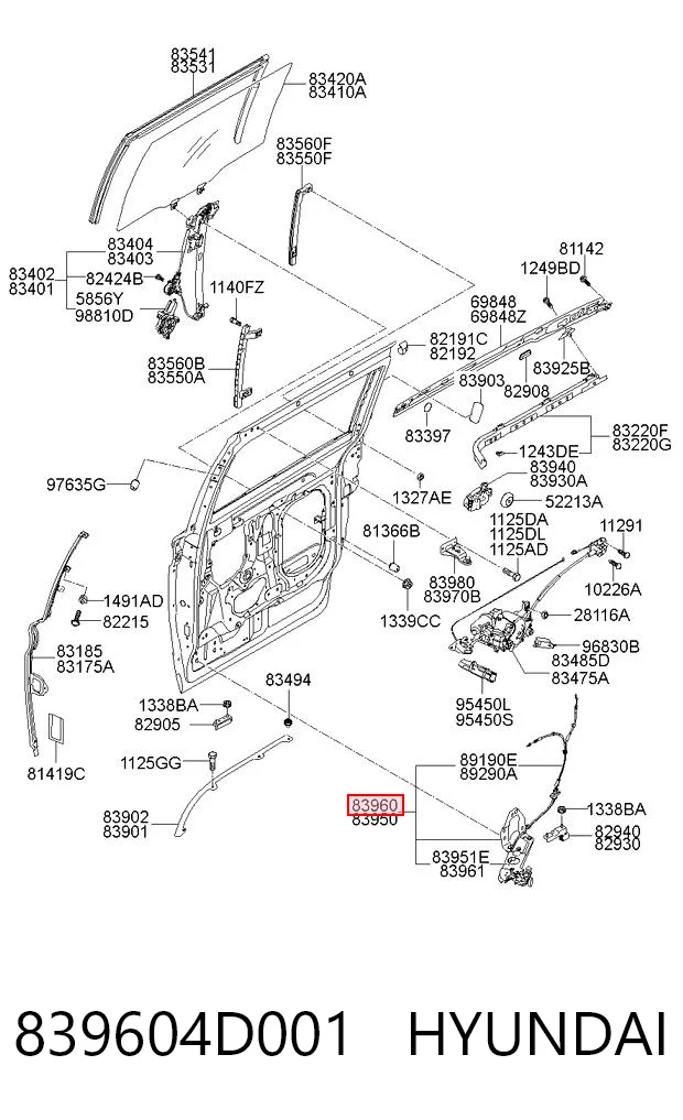 839604D001 Hyundai/Kia 