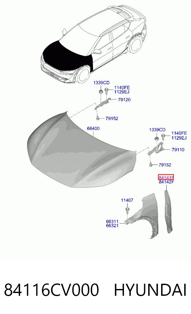 84116CV000 Hyundai/Kia 