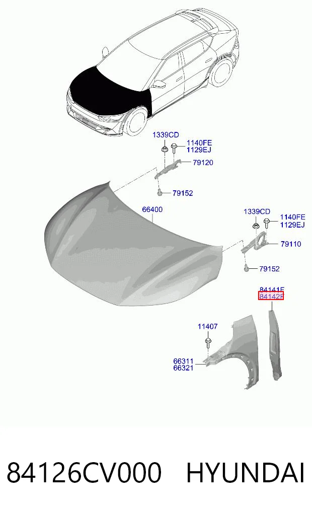 84126CV000 Hyundai/Kia 