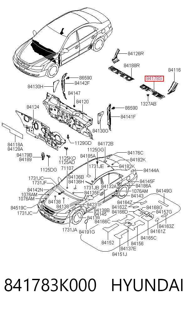841783K000 Hyundai/Kia 