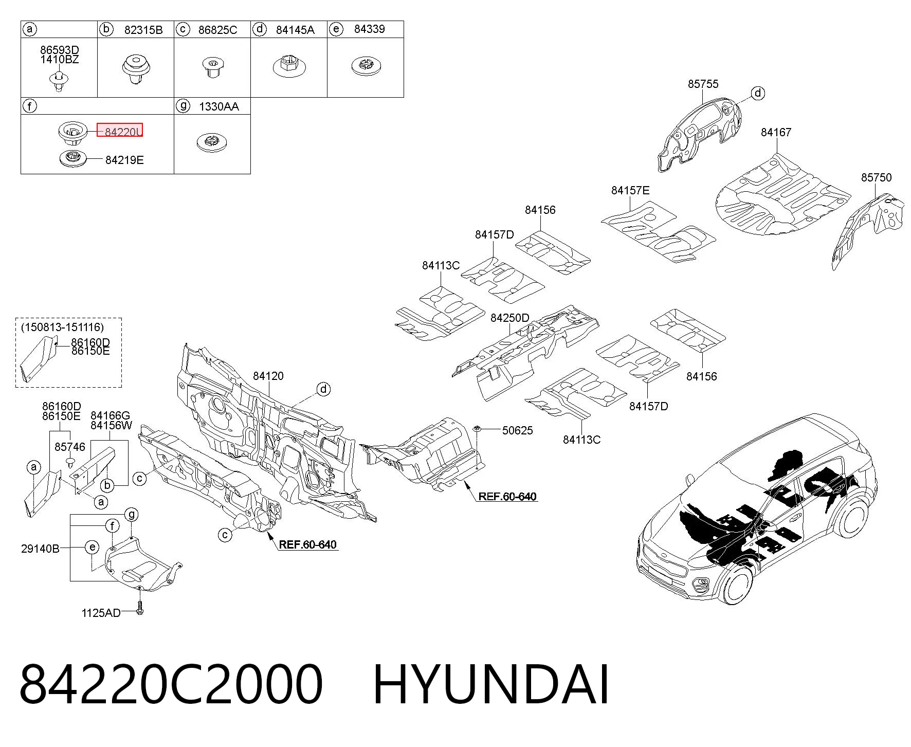 84220C2000 Hyundai/Kia 