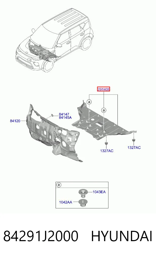 84291J2000 Hyundai/Kia