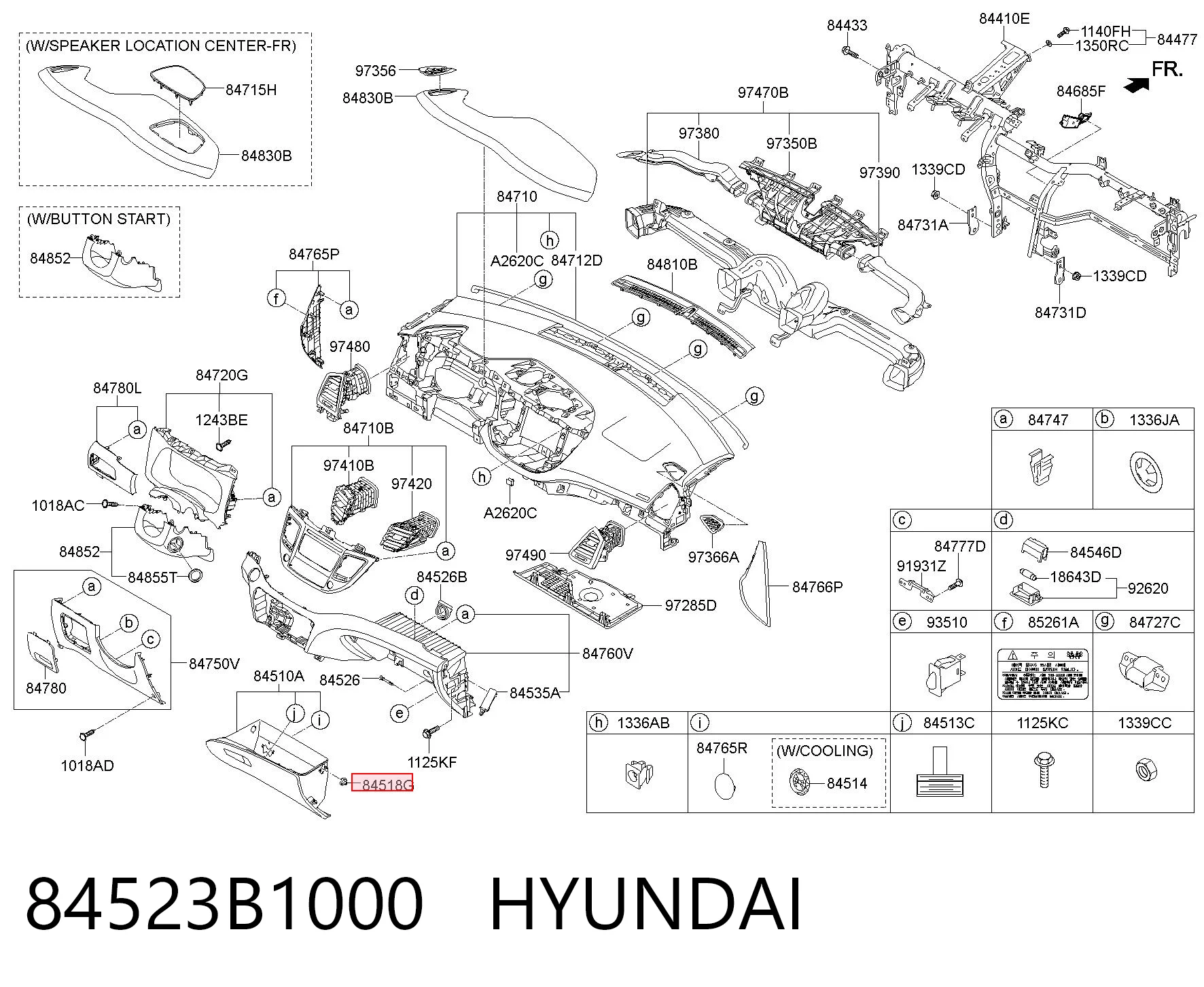 84523B1000 Hyundai/Kia 