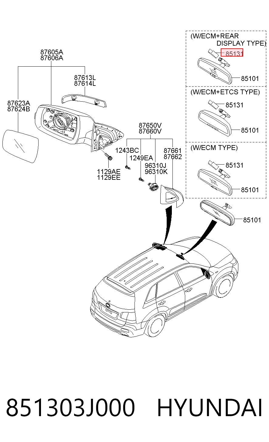 851303J000 Hyundai/Kia 
