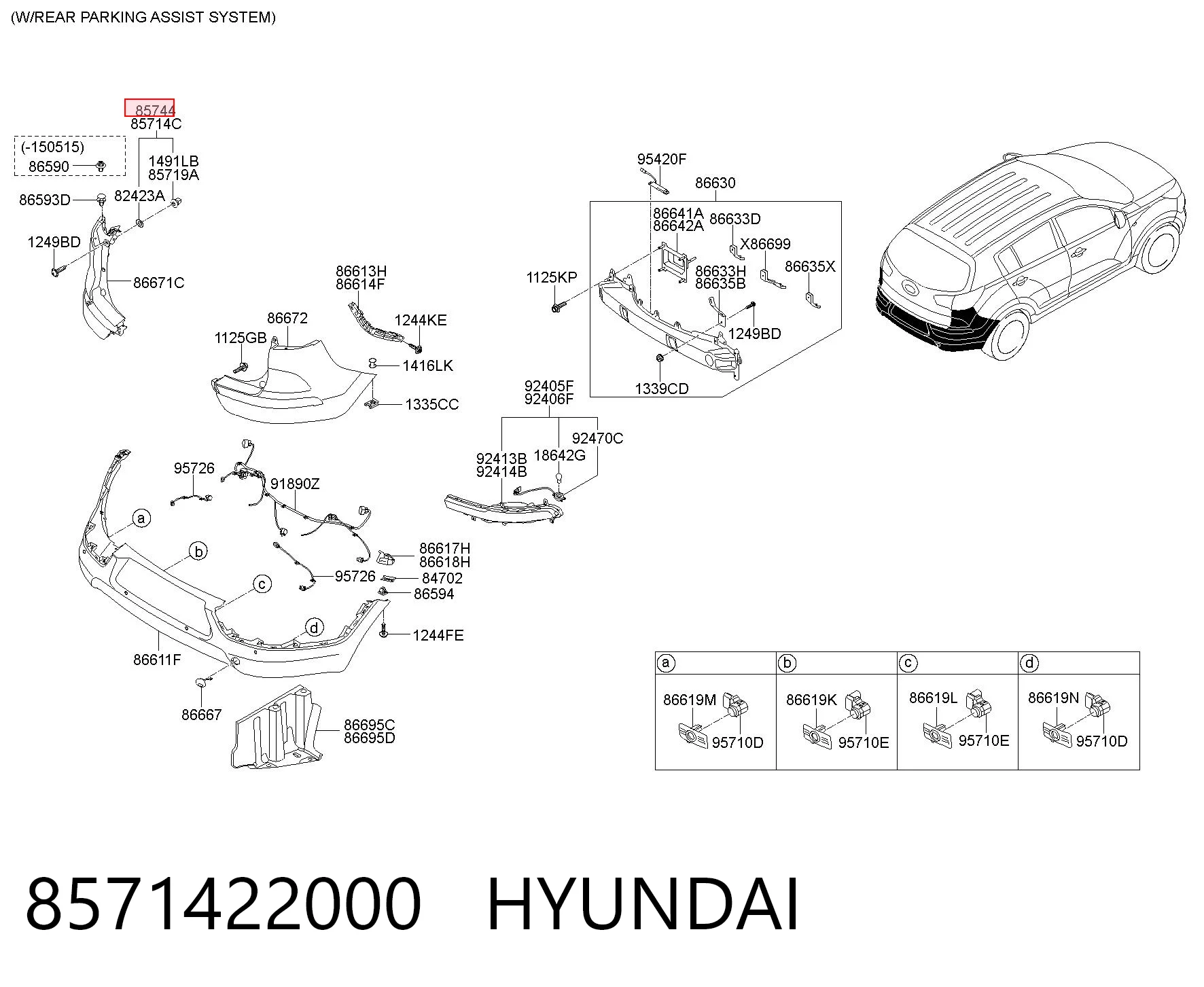 8571422000 Hyundai/Kia 