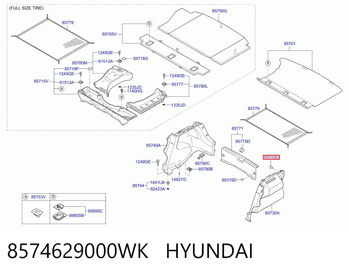 8574629000WK Hyundai/Kia