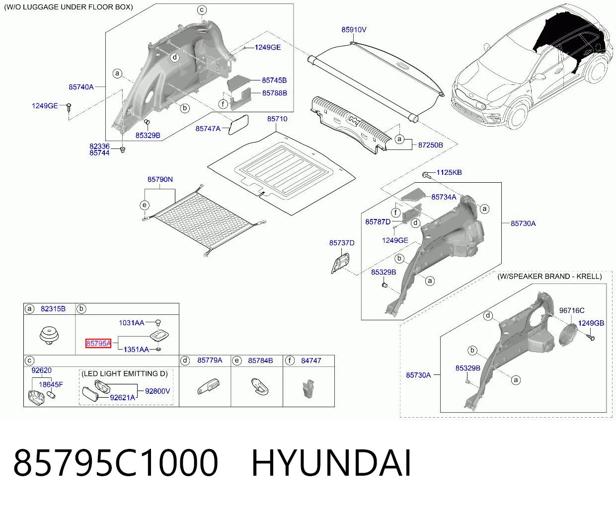 85795C1000 Hyundai/Kia 