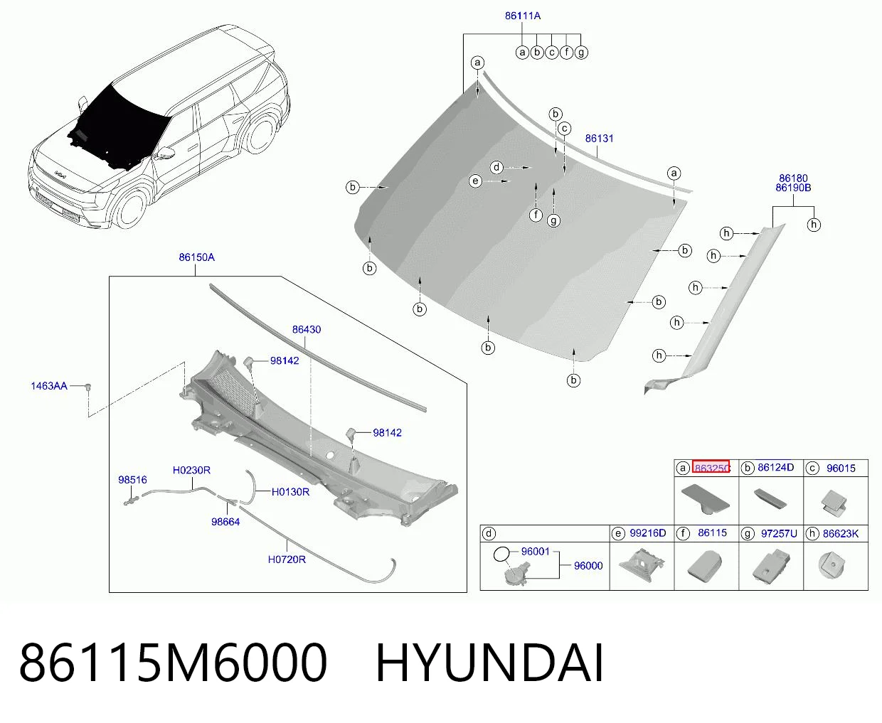 86115M6000 Hyundai/Kia 
