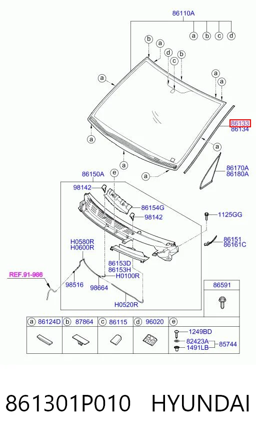 861301P010 Hyundai/Kia