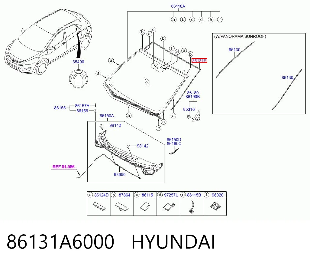 GS3236P142X Icor Рама лобового скла