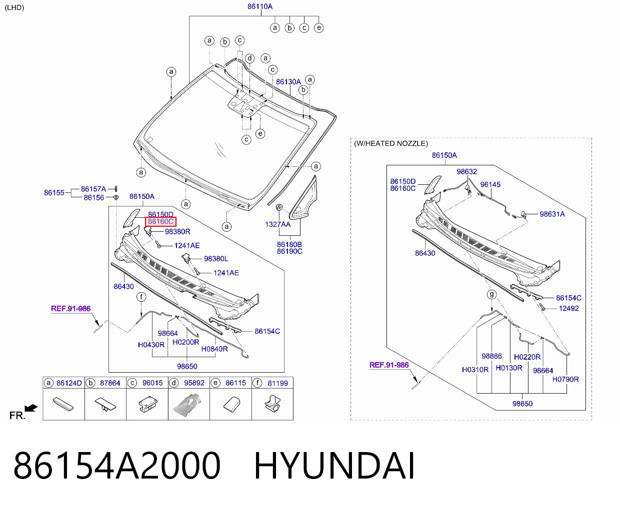 86154A2000 Hyundai/Kia