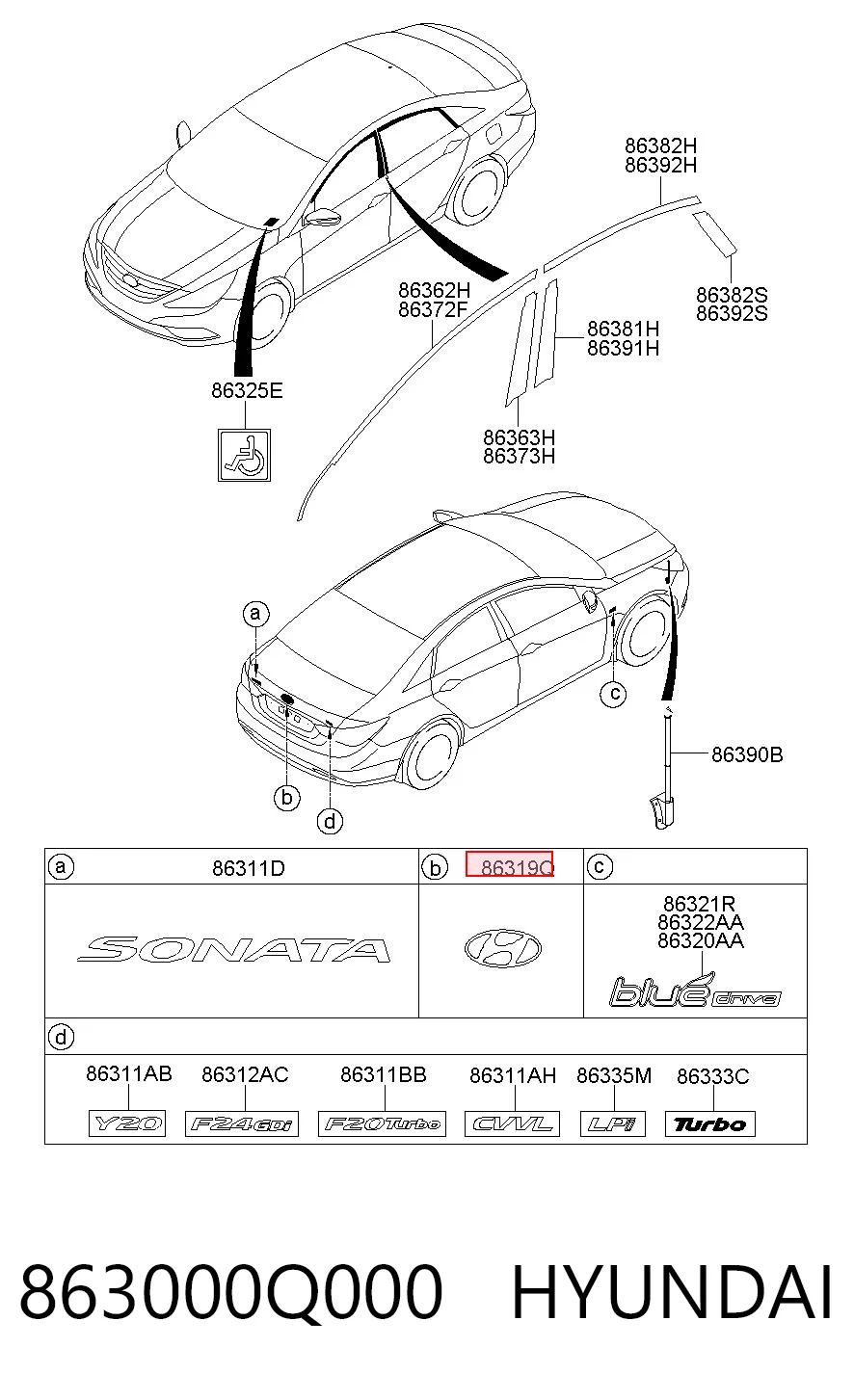 863000Q000 Hyundai/Kia 