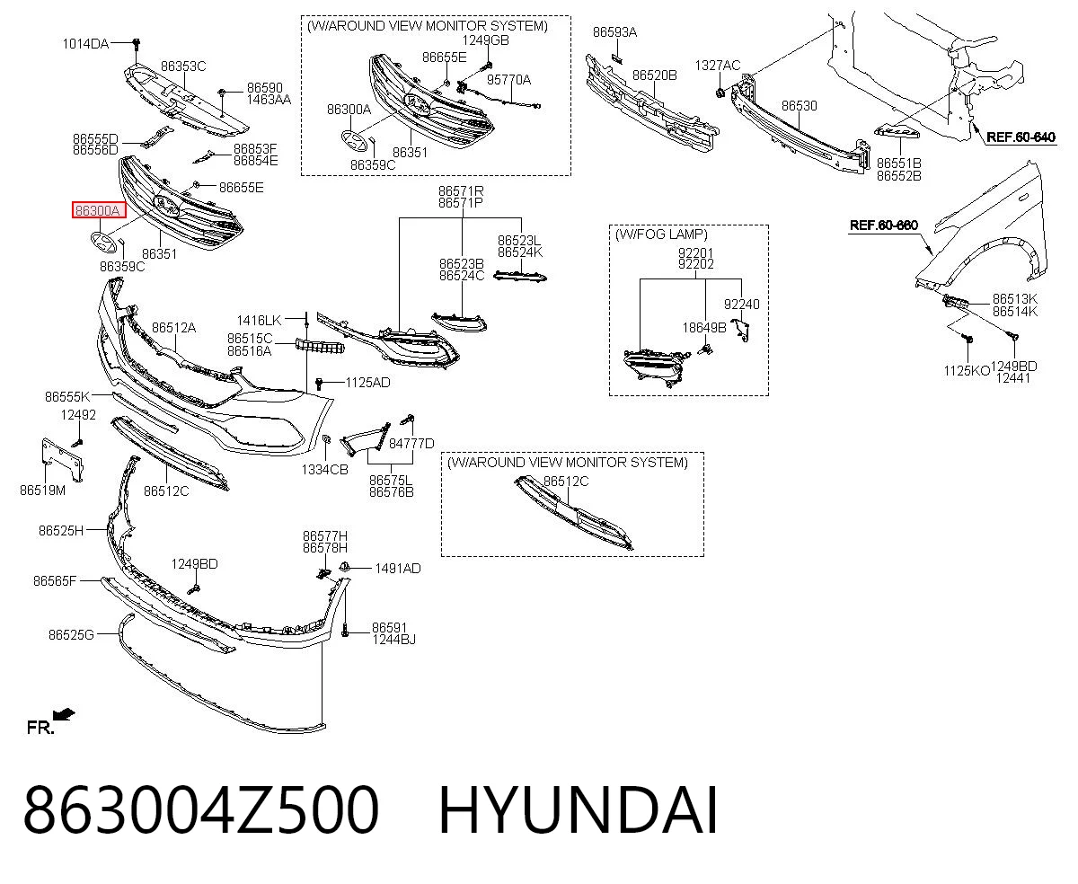863004Z500 Hyundai/Kia