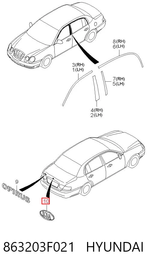 863203F021 Hyundai/Kia