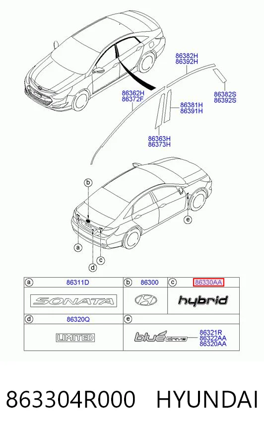 863304R000 Hyundai/Kia 